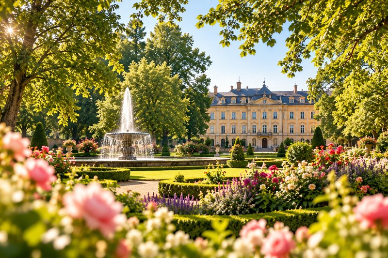 Schlossgarten (mit AI erstelltes Bild)
